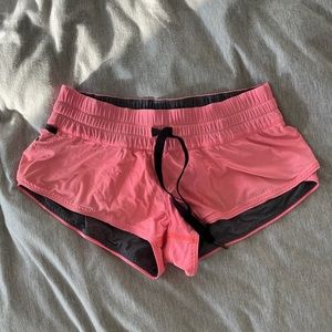 Pink LuluLemon surf shorts